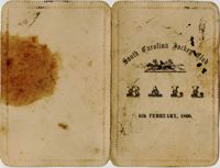 192. Dance card - Feb. 4, 1860