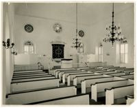 [The interior of the Reform Temple Emanuel in Curaçao, Dutch W. Indies]