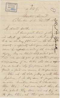 267. Madame Baptiste to Bp Patrick Lynch -- February 19, 1863