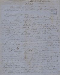 323. Madame Baptiste to Bp Patrick Lynch -- November 19, 1863