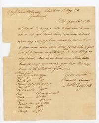Letter from Nathaniel Russell to Samuel and William Vernon, May 1768