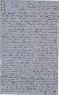 330. Madame Baptiste to Bp Patrick Lynch -- December 17, 1863