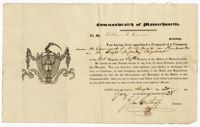 Commonwealth of Massachusetts Military Promotion of William F. Everson