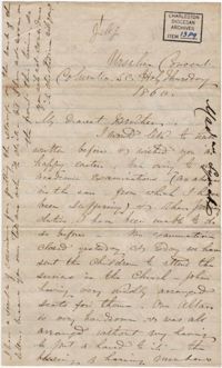 100. Madame Baptiste to Bp Patrick Lynch -- April 5, 1860