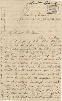 103. Madame Baptiste to Bp Patrick Lynch -- April 21, 1860