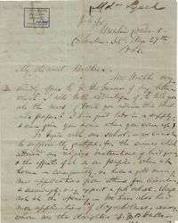 238. Madame Baptiste to Bp Patrick Lynch -- August 29, 1862