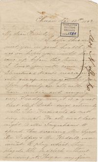 322. Henrietta Lynch to Bp Patrick Lynch -- November 17, 1863