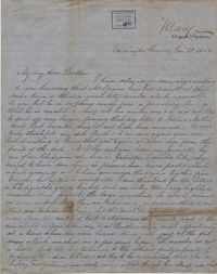385. Mary Lynch Spann to Bp Patrick Lynch -- January 29, 1866