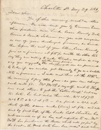 296. A.L. Gillespie to Thomas B. Ferguson -- May 29, 1866