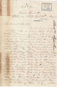 246. Madame Baptiste to Bp Patrick Lynch -- October 10, 1862