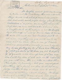 245. John Lynch to Bp Patrick Lynch -- September 26, 1862