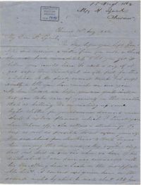 235. Henrietta Lynch to Bp Patrick Lynch -- August 15, 1862
