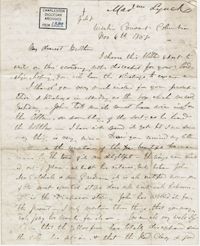 020. Madame Baptiste to Bp Patrick Lynch -- November 6, 1858