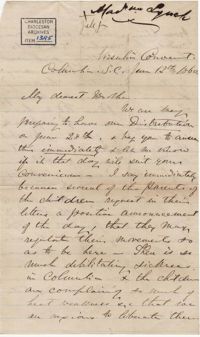114. Madame Baptiste to Bp Patrick Lynch -- June 12, 1860