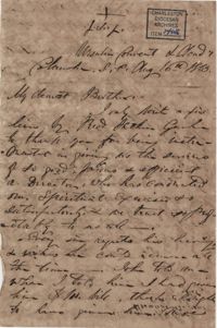 292. Madame Baptiste to Bp Patrick Lynch -- August 16, 1863
