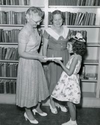 Summer reading closing exercises, Mt Pleasant (Village) Branch Library, 1954 (2)