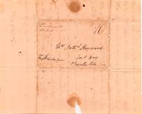012a. William Manigault Heyward to Mother -- June 20th, ca. 1816