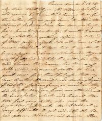 001. Sarah Ann Marshall to Mrs. Elizabeth Greenwood -- November 3, 1835