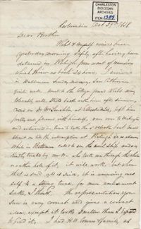 019. John Lynch to Bp Patrick Lynch -- October 29, 1858
