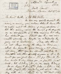 015. Madame Baptiste to Bp Patrick Lynch -- September 29, 1858