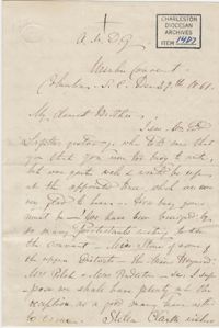 192. Madame Baptiste to Bp Patrick Lynch -- December 29, 1861