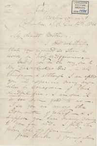 188. Madame Baptiste to Bp Patrick Lynch -- December 14, 1861