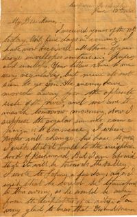 086. Willis Keith to Anna Bell Keith -- June 15, 1863