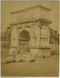 Roma - Arco di Tito con il Candelabro