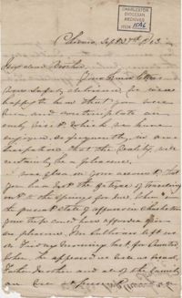 312. Anna Lynch to Bp Patrick Lynch -- September 27, 1863