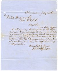 Letter from David Lopez to Philip Wineman, July 2, 1868