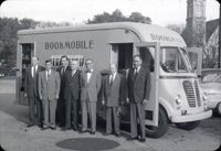 Bookmobile with members of Charleston County Council
