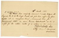Confederate Medical Examiner's Note Copy, March 26, 1865