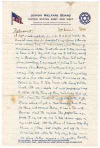 Letter to Jane L. Raisin from Jacob S. Raisin, July 7, 1920