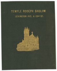 Temple Rodeph Sholom, Lexington Ave & 63rd St.