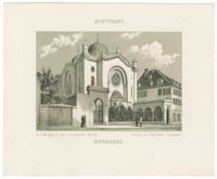 Stuttgart. Synagoge.