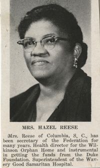 Short biography of Hazel Reese