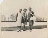 Photo of Mamie Fields, Ethel Murray, and Hattie Holmes at Regional Federation, 1967