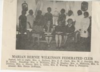 Marion Bernie Wilkinson Federated Club