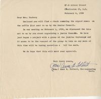 Letter from Anna B. Tolbert to Ethelyn Murray Parker, February 4, 1958