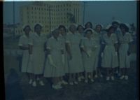 Color negative of the Grey Ladies