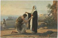 Samuel salbt Saul zum Könige