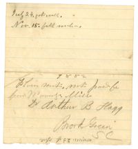 Letter from P.R. Lachicotte & Sons to Dr. Arthur B. Flagg, 1882