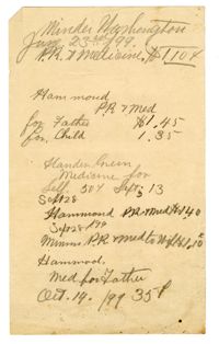 Note on Medical Fees, 1899