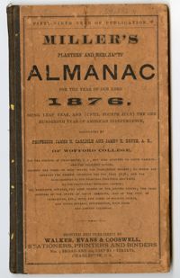Miller's Planters and Merchants Almanac, 1876