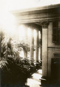 Exterior view of portico, Main Library