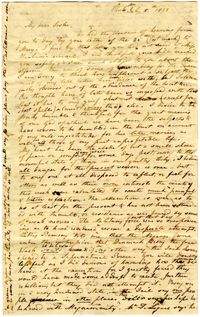 Letter from Mary Lamboll Beach to Elizabeth L. Gilchrist, July 5th, 1822