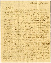 Letter from Mary Lamboll Beach to Elizabeth L. Gilchrist, September 8th, 1823