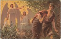 Adam und Eva aus dem Paradiese vertrieben