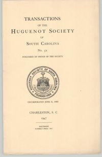 Transactions of the Huguenot Society, No. 52