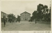 Rishon-Le-Zion, Herzl St. & the Synagog. / ראשון-לציון, רחוב הרצל עם בית הכנסת